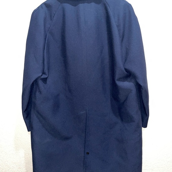 London Fog Vintage Navy Coat 42 Short | Classiccore Retro Minimalist Style - Picture 4 of 8
